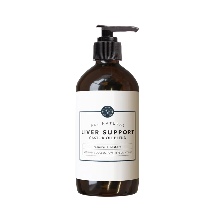 Liver support caster oil blend