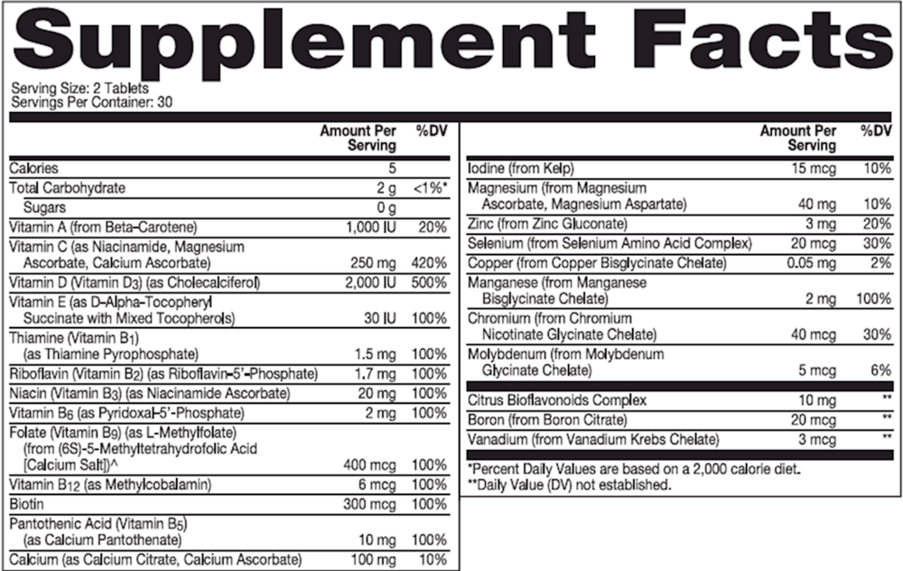 Dr. Mercola children’s chewable multivitamin