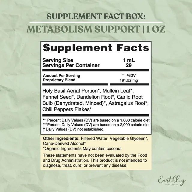 Earthley Metabolism Support