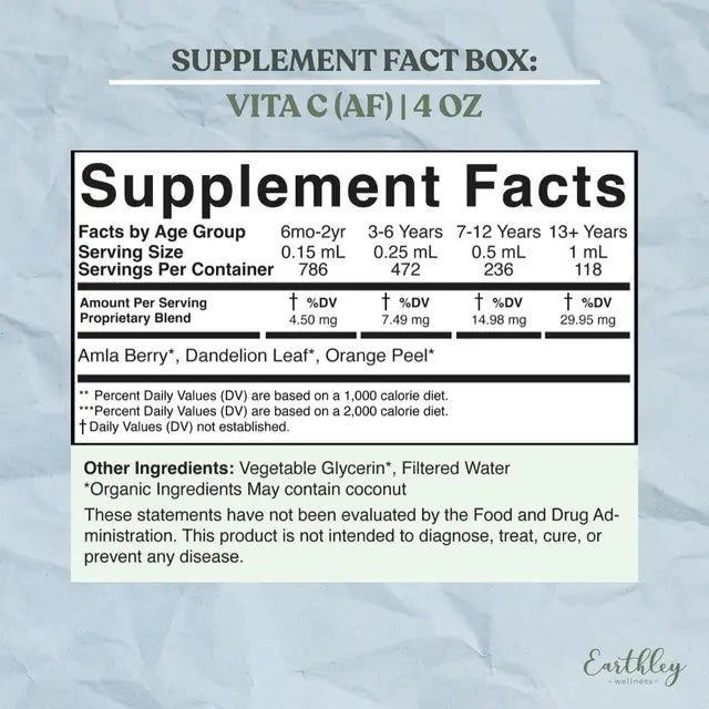 Earthley Vita C herbal supplement