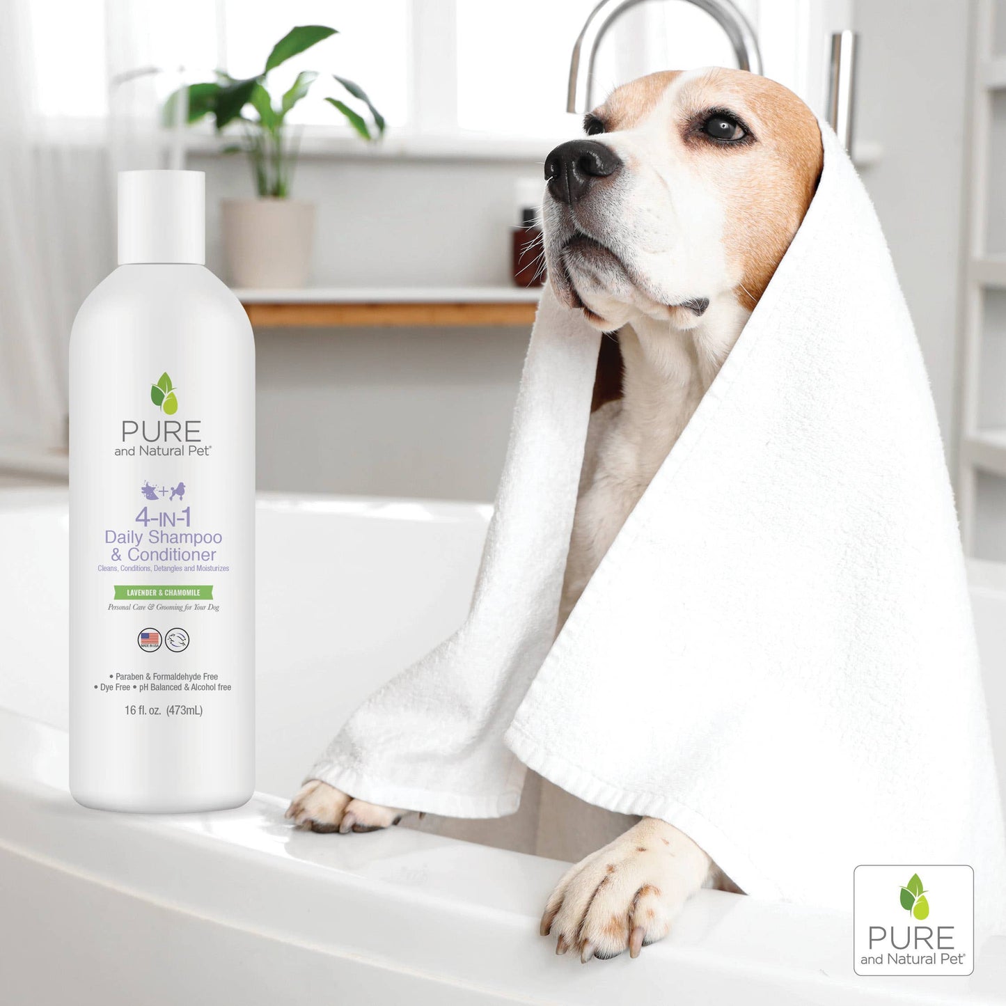 4-in-1 Daily Shampoo and Conditioner for Dogs