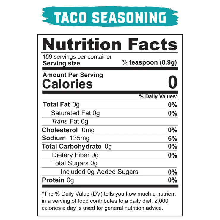 Real Salt taco seasoning