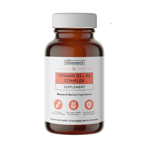 Just Ingredients Vitamin D3 + K2 Complex