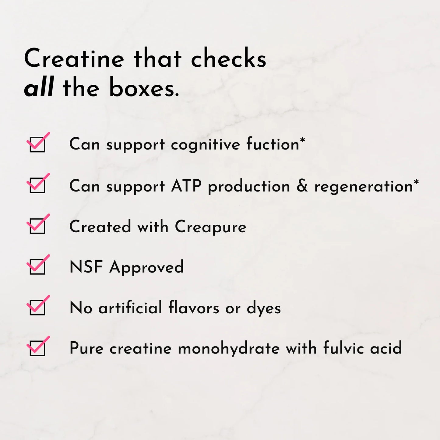 Just Ingredients Creatine+