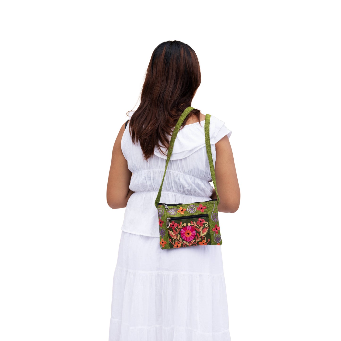 Embroidery Crossbody Purse