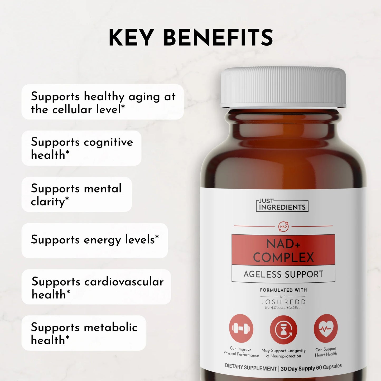 Just Ingredients NAD+ Complex