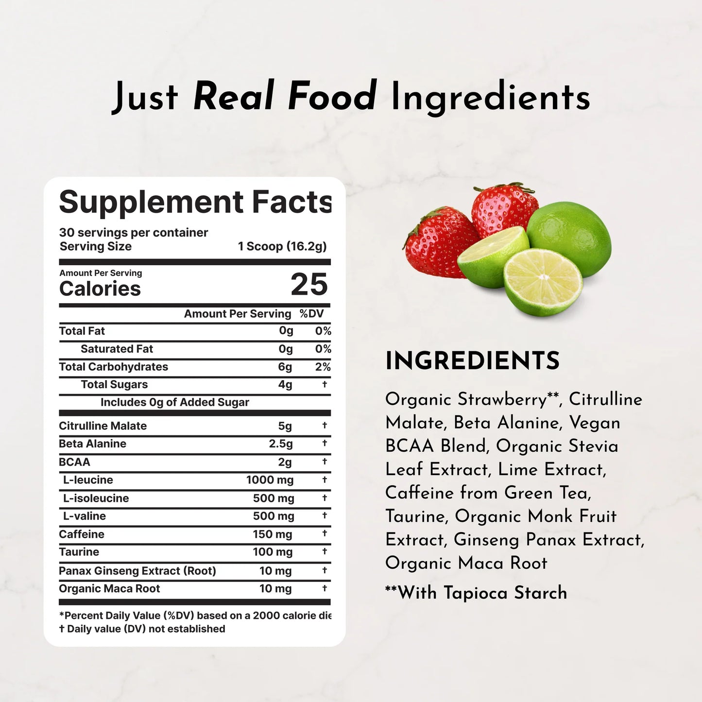Just Ingredients pre-workout