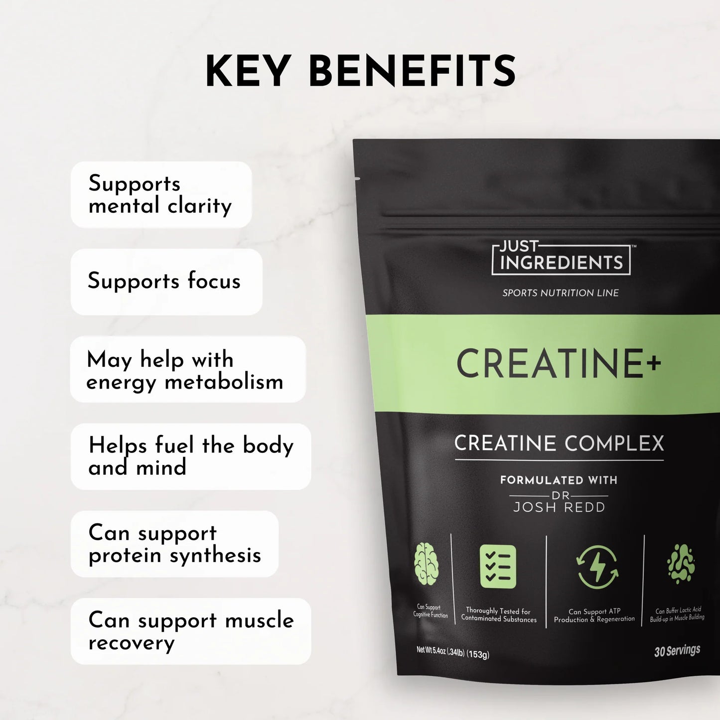 Just Ingredients Creatine+