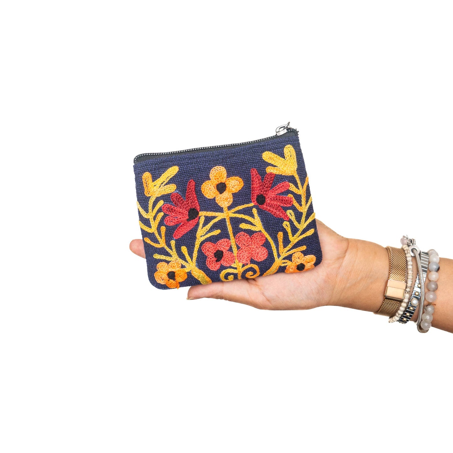 Embroidery Cotton Coin Purse