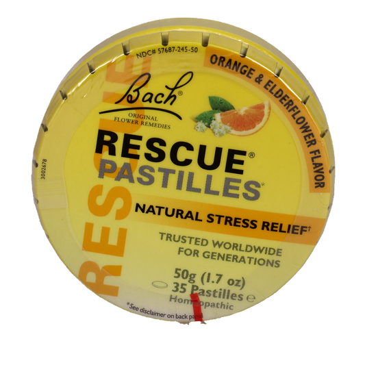 Rescue Pastilles orange and elderflower