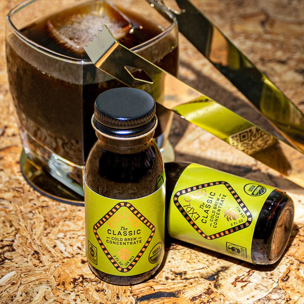 Explorer organic cold brew coffee - travel size