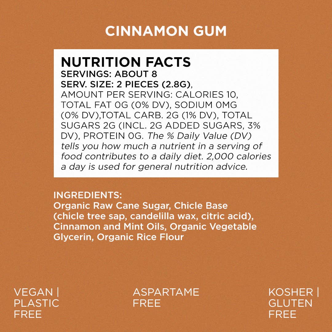 Cinnamon Chewing Gum