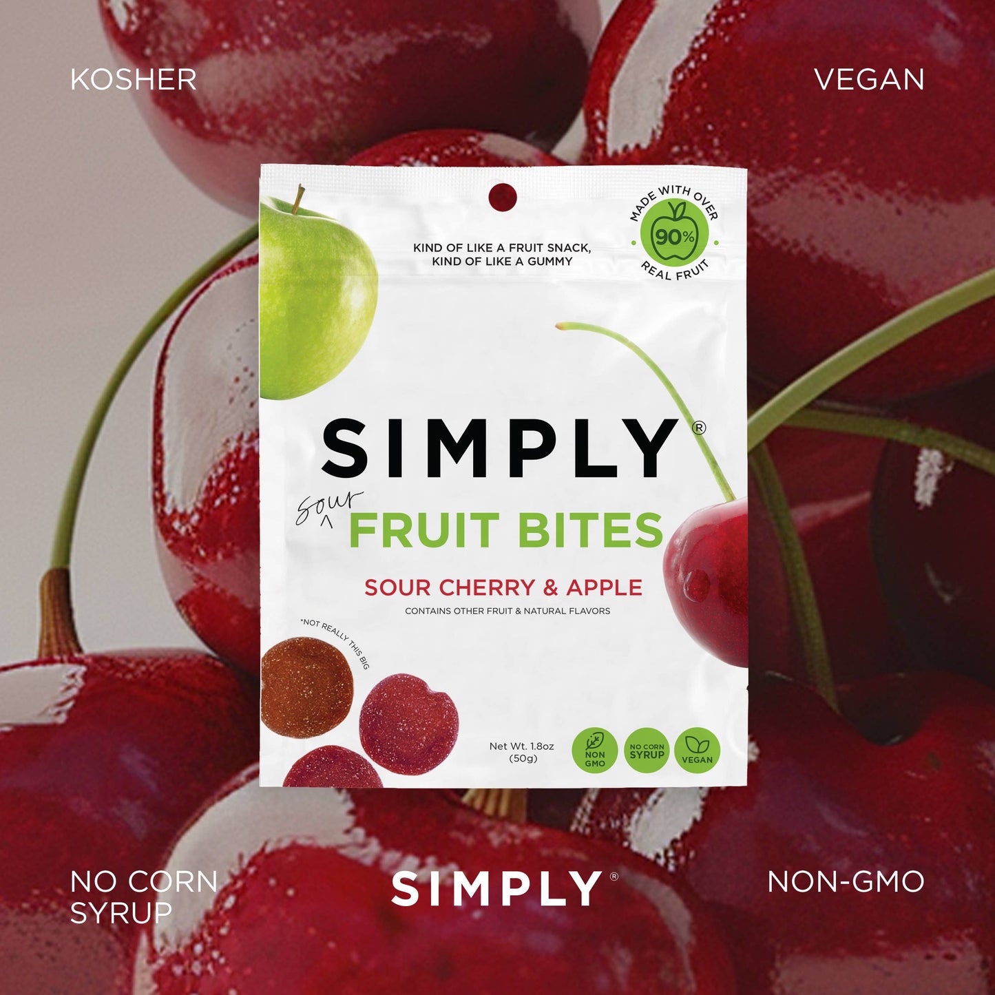 Fruit Bites - Sour Cherry & Apple