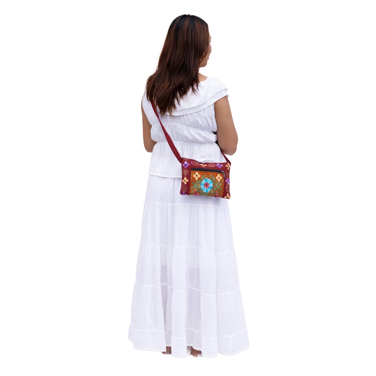 Embroidery Crossbody Purse