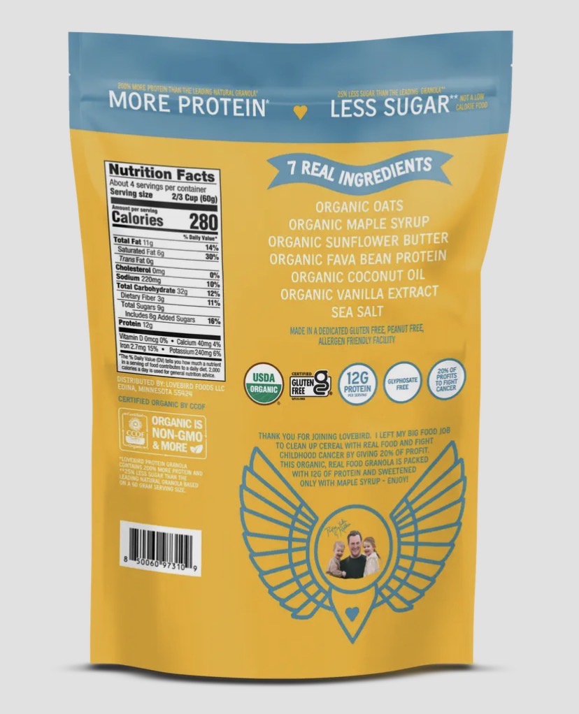 Lovebird Protein Granola