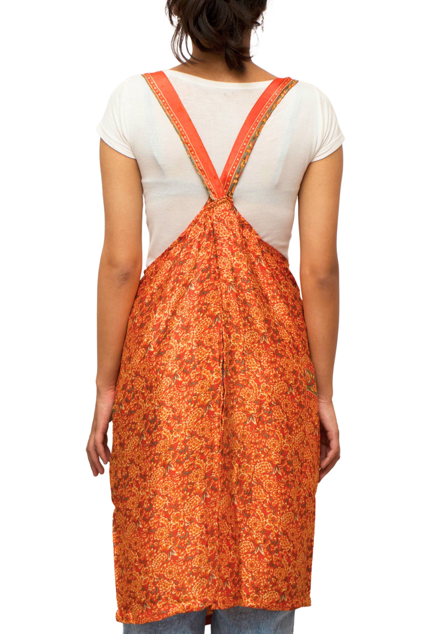 Upcycled Silk Apron