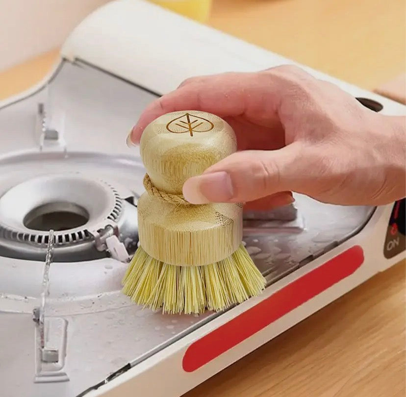 Bamboo dish brush