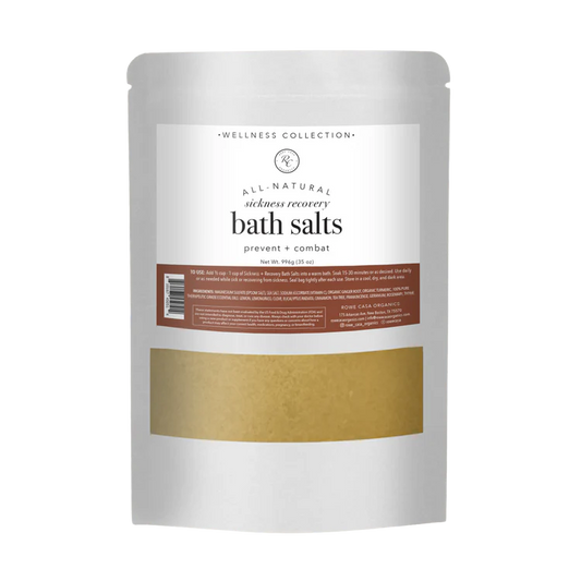 Sickness recovery bath salts