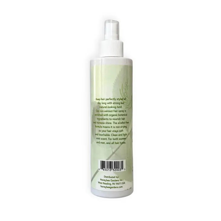 Herbal mint alcohol free hair spray