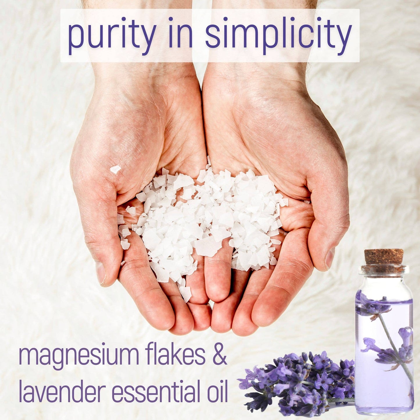 Magnesium Bath Flakes, Dead Sea Salt Soak