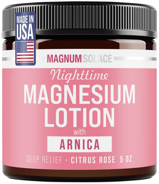 Nighttime magnesium lotion with arnica - citrus serenity
