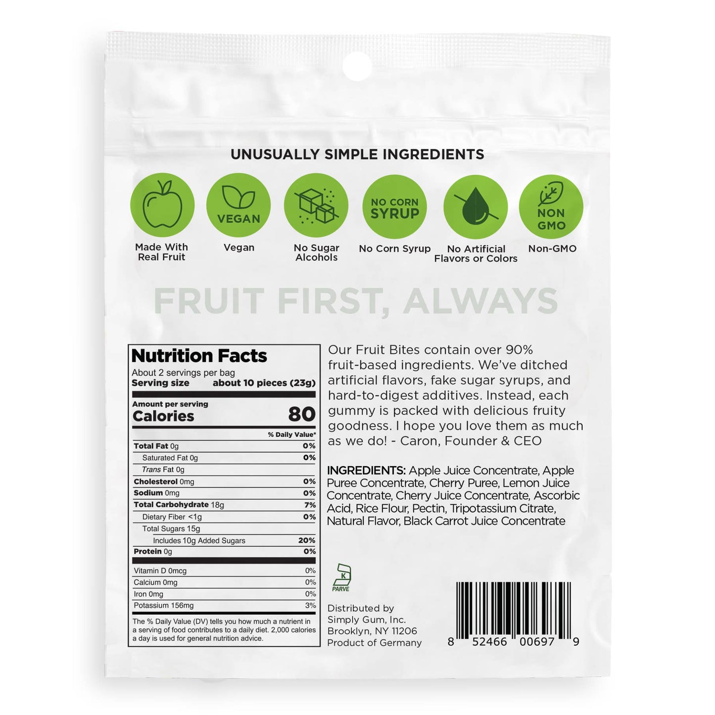Fruit Bites - Sour Cherry & Apple