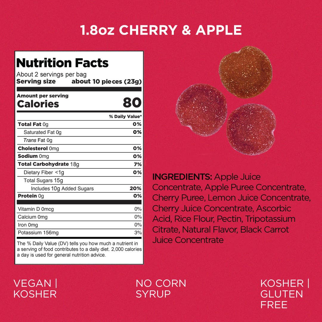 Fruit Bites - Sour Cherry & Apple