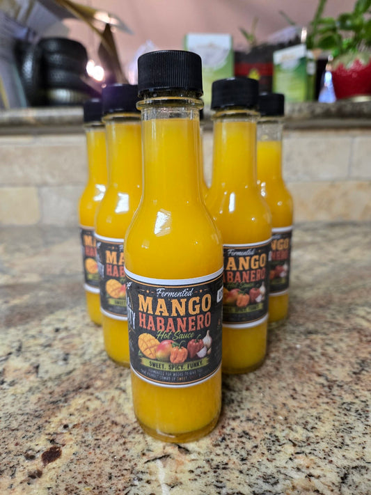 Space City fermented mango habanero sauce