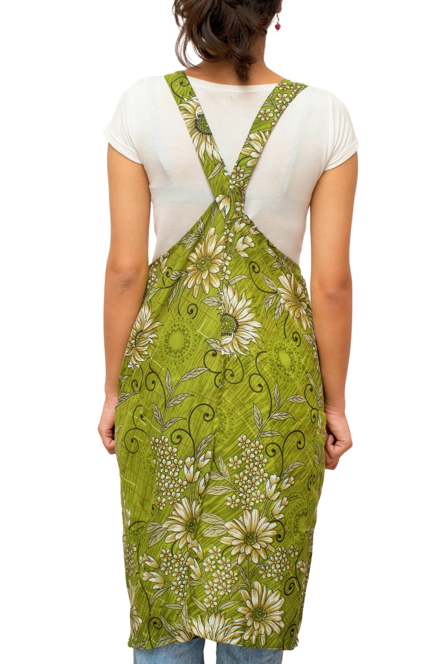 Upcycled Silk Apron