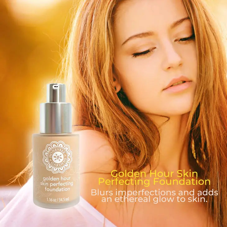 Honeybee Gardens golden hour skin perfecting foundation