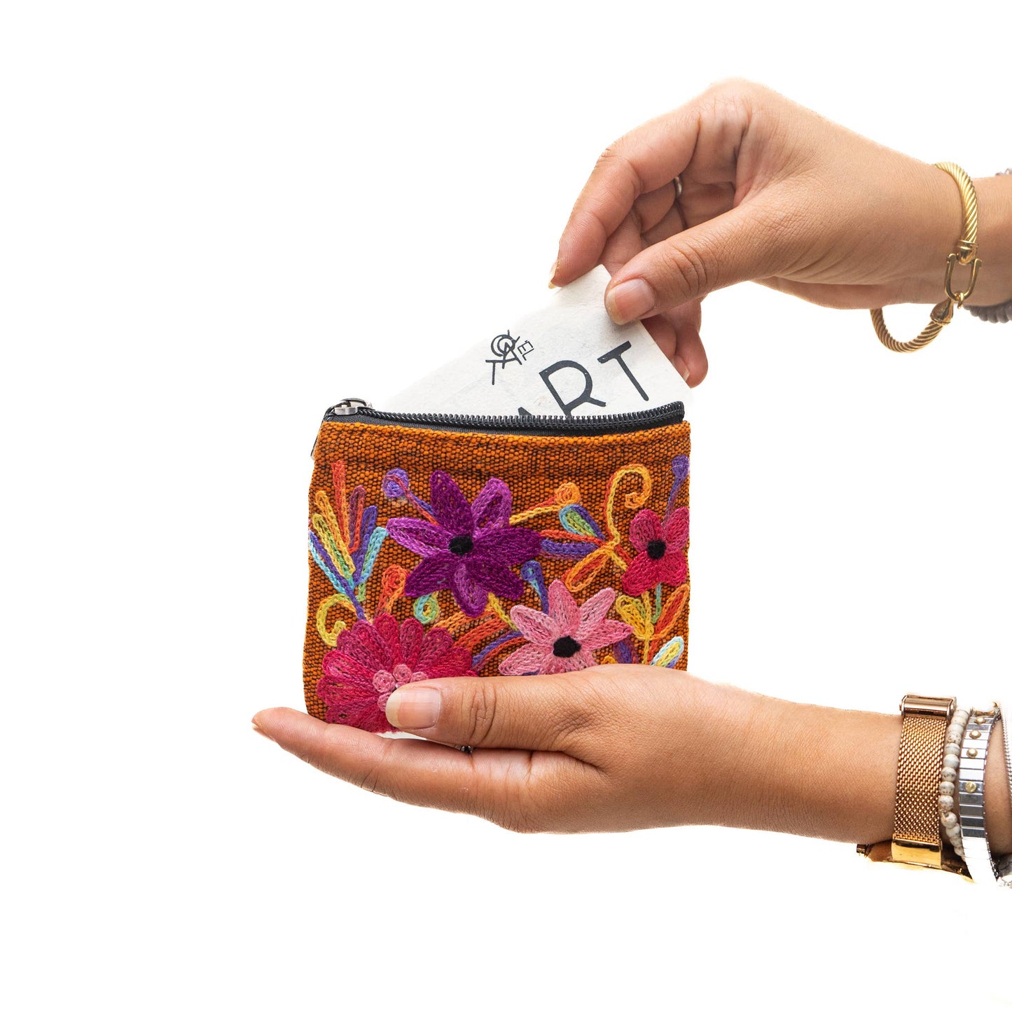 Embroidery Cotton Coin Purse