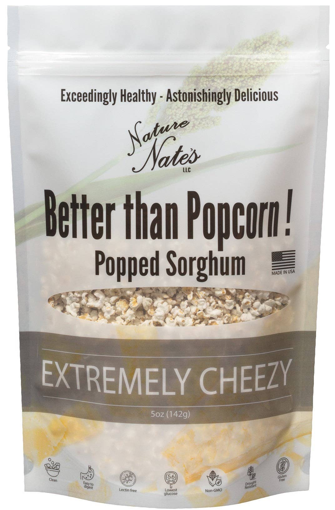 Popped Sorghum Extemely Cheezy