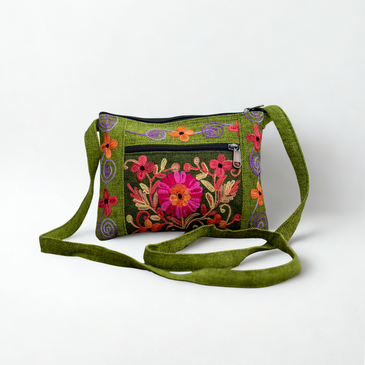 Embroidery Crossbody Purse