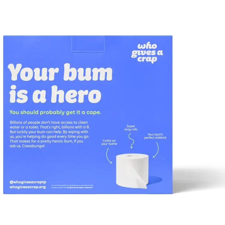 Who Gives A Crap 100% recycled toilet paper 4-pack