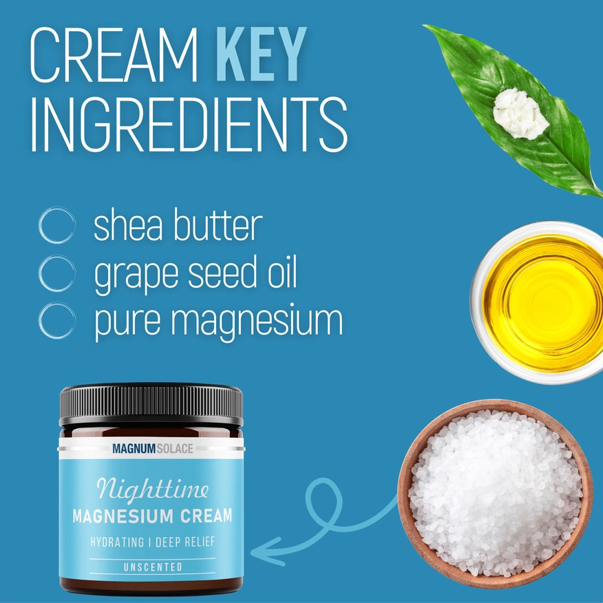 Nightime magnesium cream - unscented