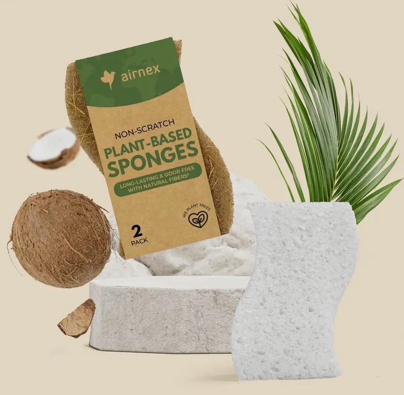 Plant-based sponges 2-pack