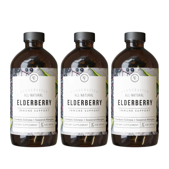 Elderberry immune support - bundle of 3