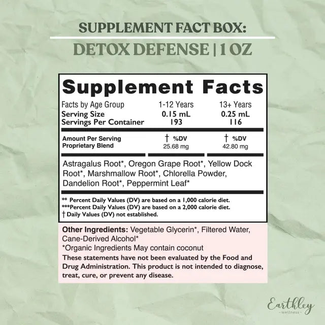 Earthley Detox Defense