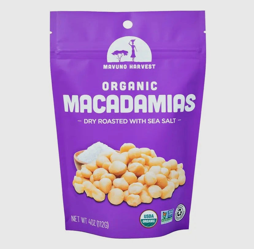 Organic macadamias - 4 oz