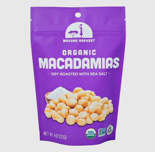 Organic macadamias - 4 oz