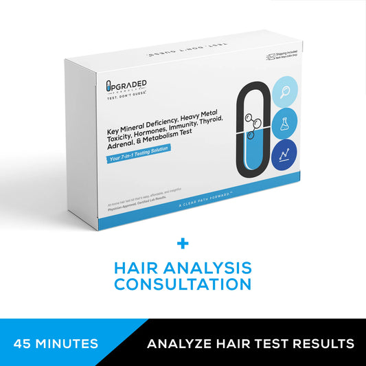 Hair Tissue Mineral Analysis (HTMA) with 45-minute results consult