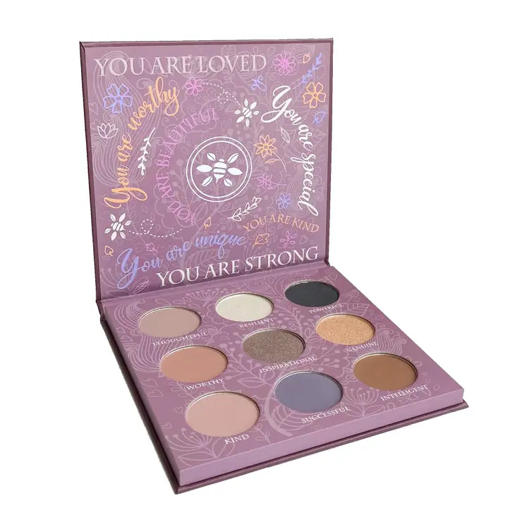 Honeybee Gardens positivity pressed eye shadow palette