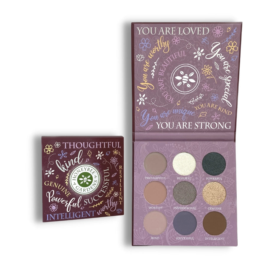 Honeybee Gardens positivity pressed eye shadow palette