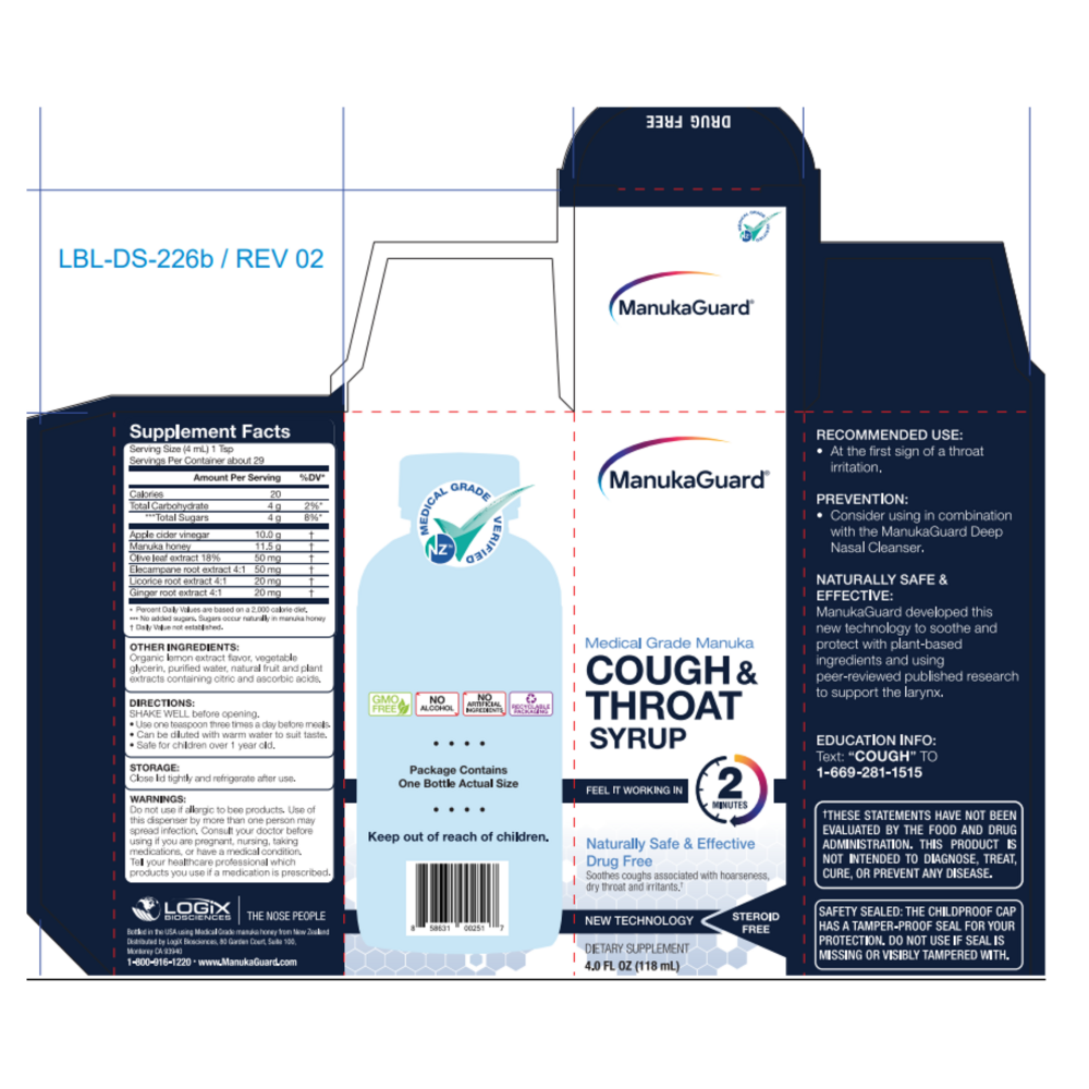 ManukaGuard cough & throat syrup