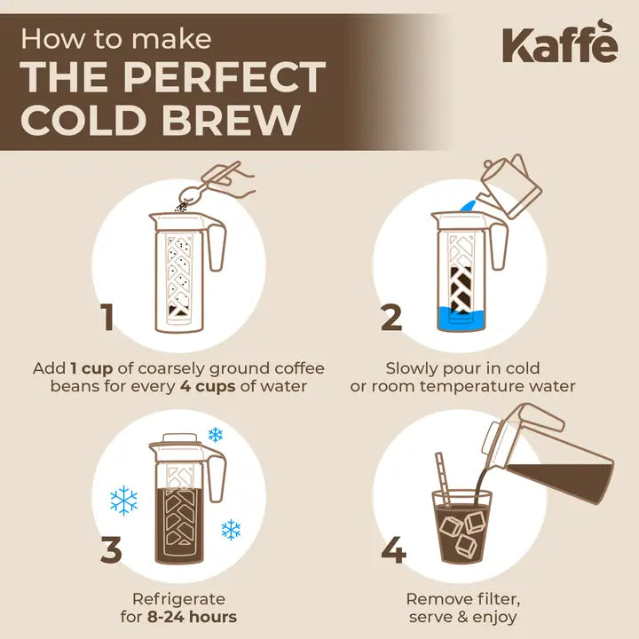 Kaffe cold brew coffee maker