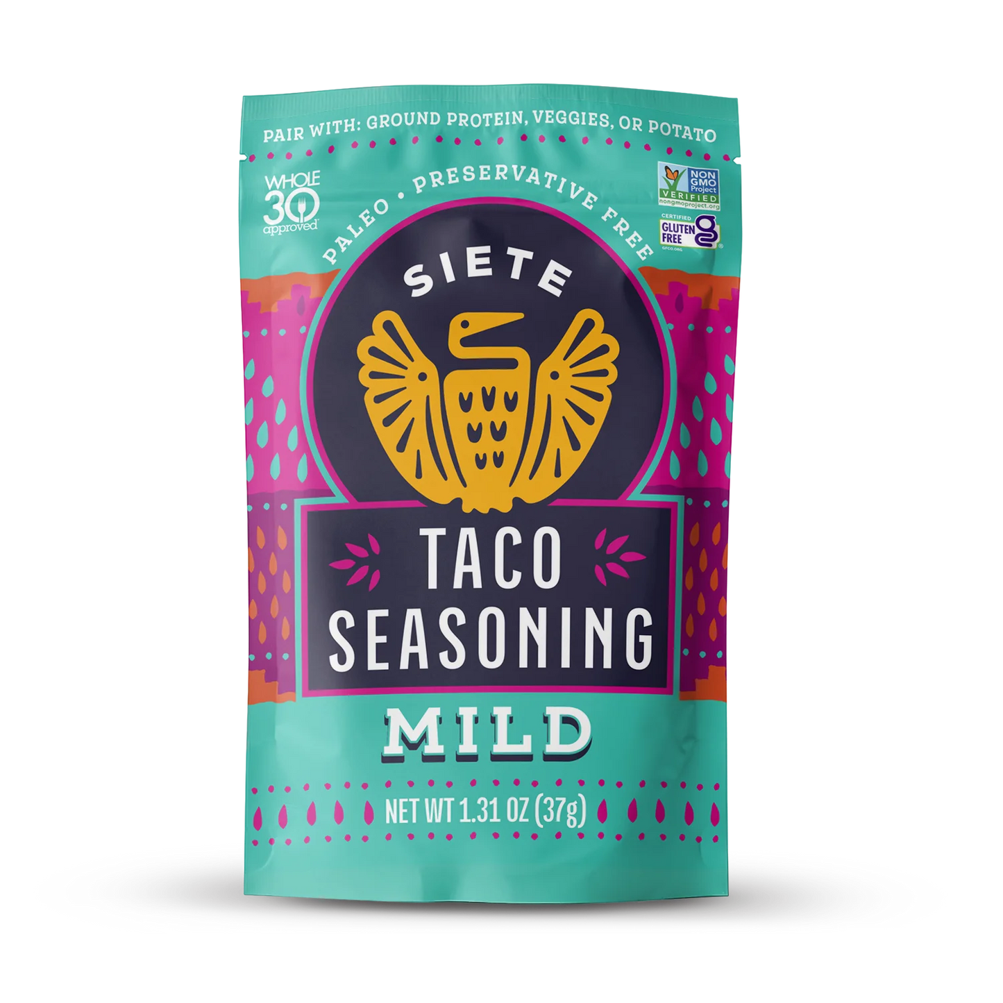 Siete Foods taco seasoning - 3 count