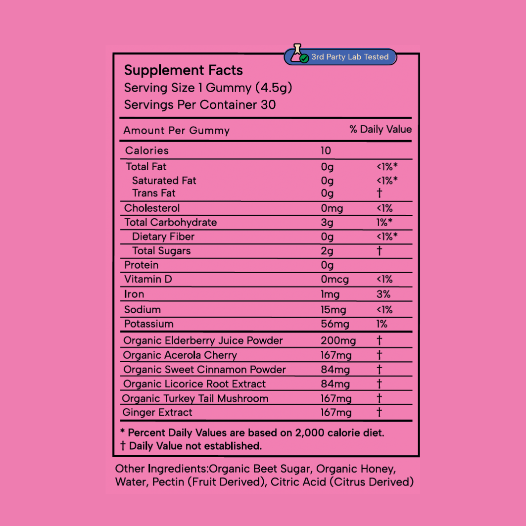 Healthy Child: Immune and Illness Gummy