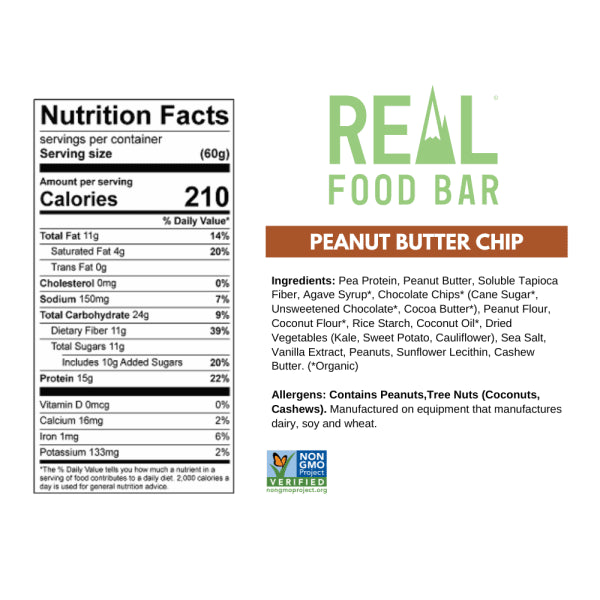 Real Food Bar - 5 count