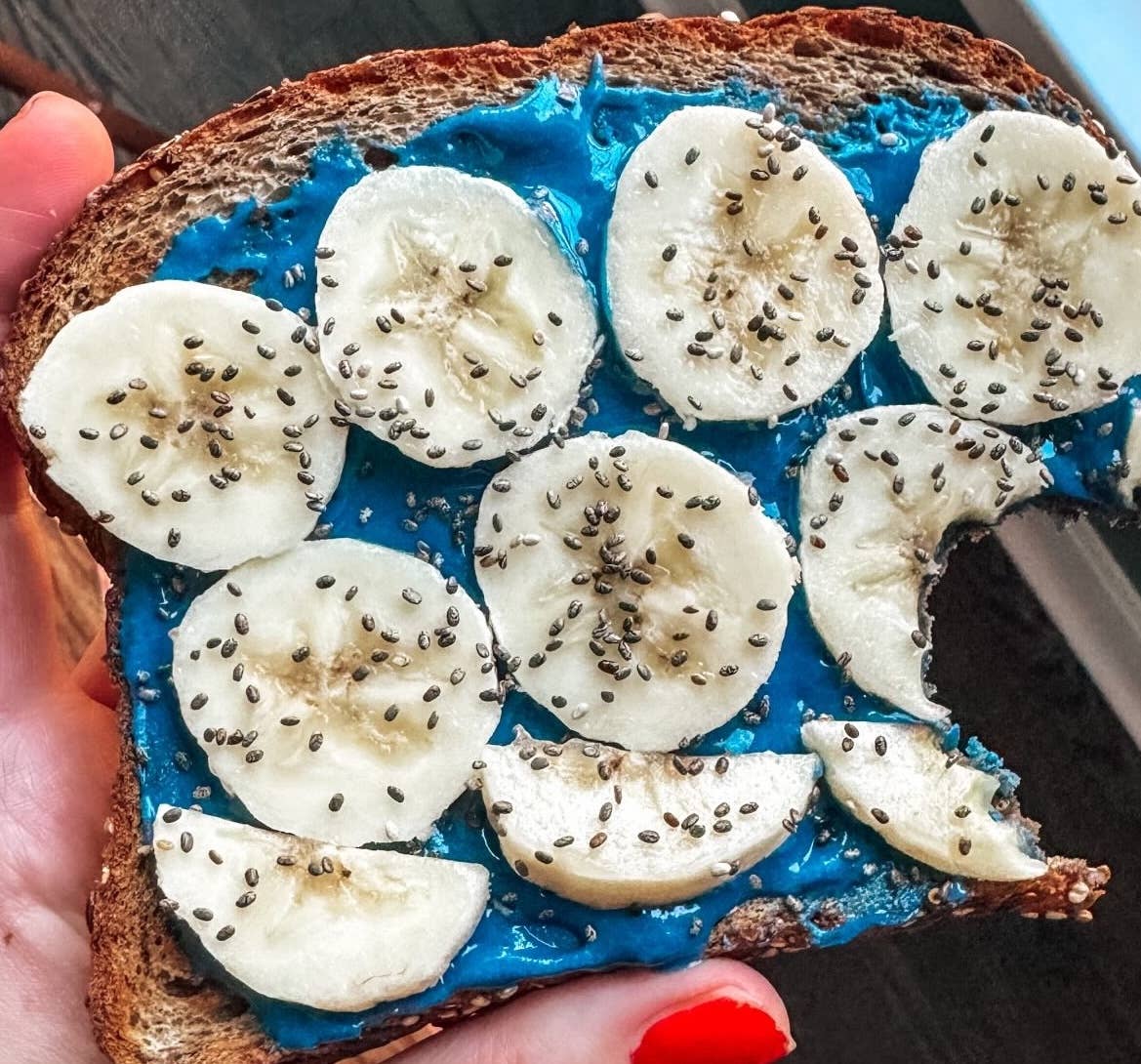 Blue Vanilla Cashew Butter w/ Spirulina