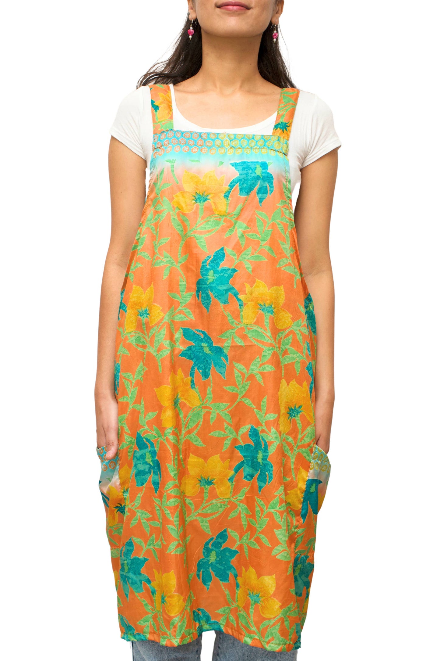 Upcycled Silk Apron